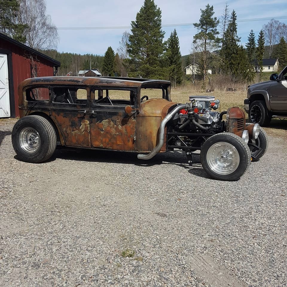 Hot Rod Car im Ratlook Design lackiert mit Ratlook-Rostlack
