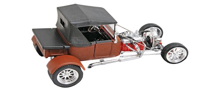 Modellbau Tuning mit Rostlack Modellauto im Ratlook Design lackiert