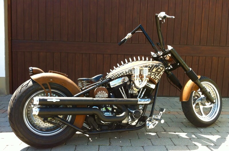 Motorrad-Rostdesign