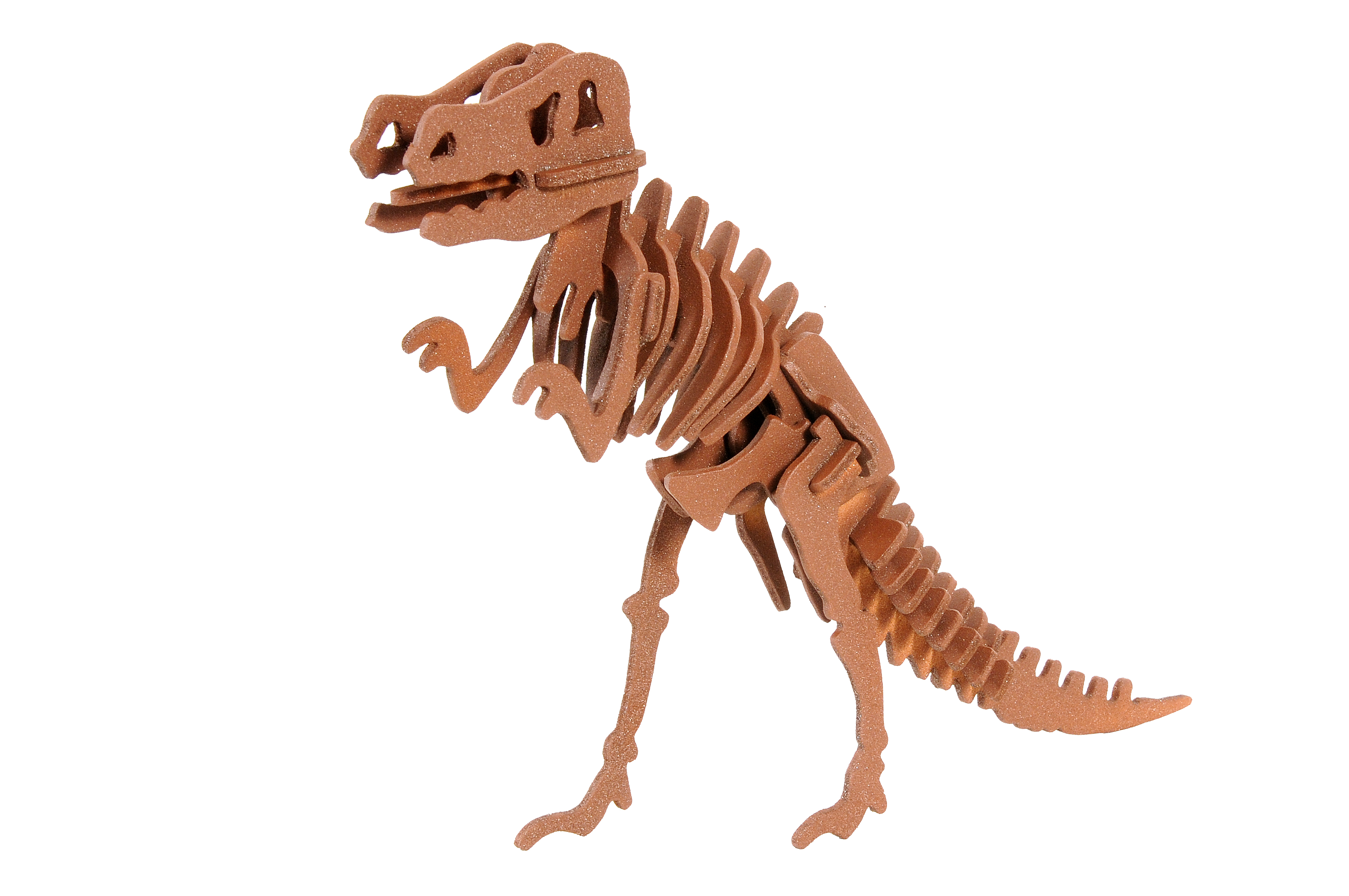 Dinosaurier-Modell in Rostoptik mit Rostlack-Ratlook lackiert
