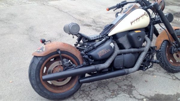 Edelrost Ratlook am Tank