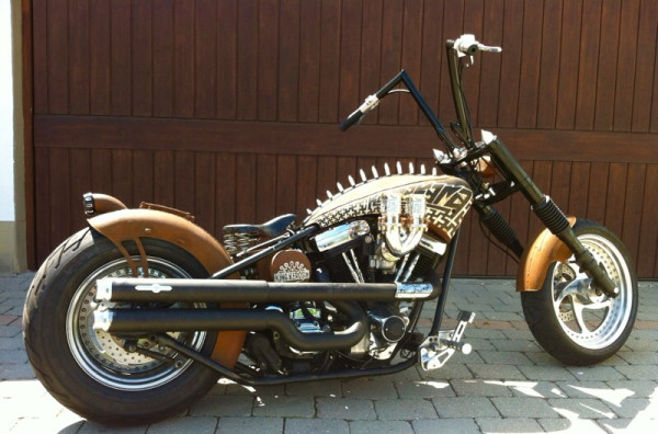 Motorrad-Rostdesign